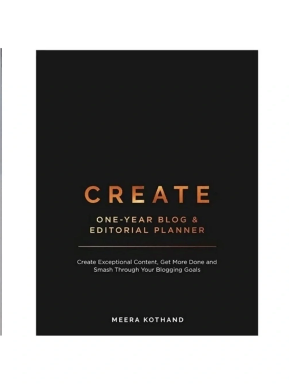 Content planner workbook editorial blogging goals create on year calendar blog